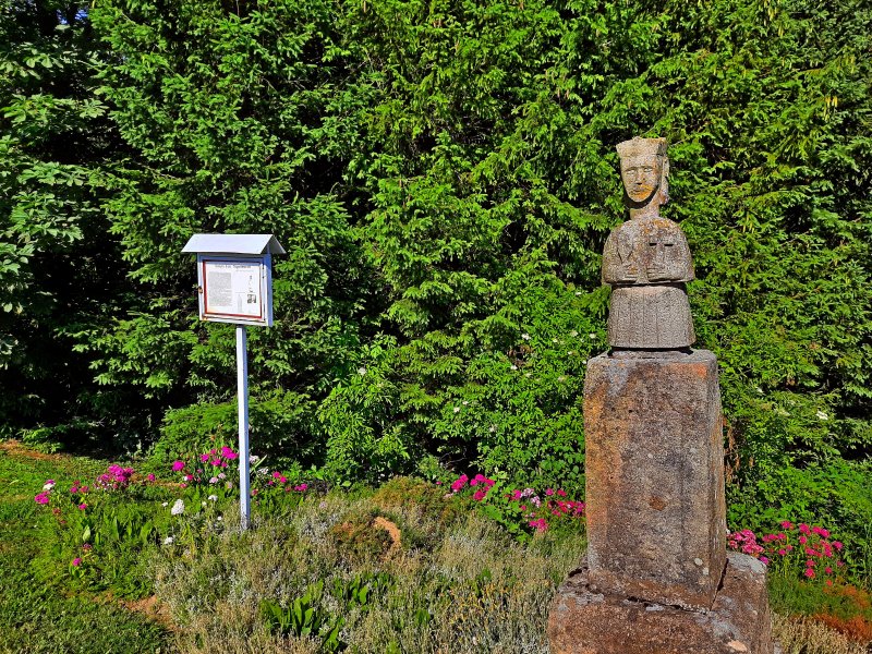 Figura św. Jana Nepomucena w Klimkówce, fot. Agnieszka Cygan