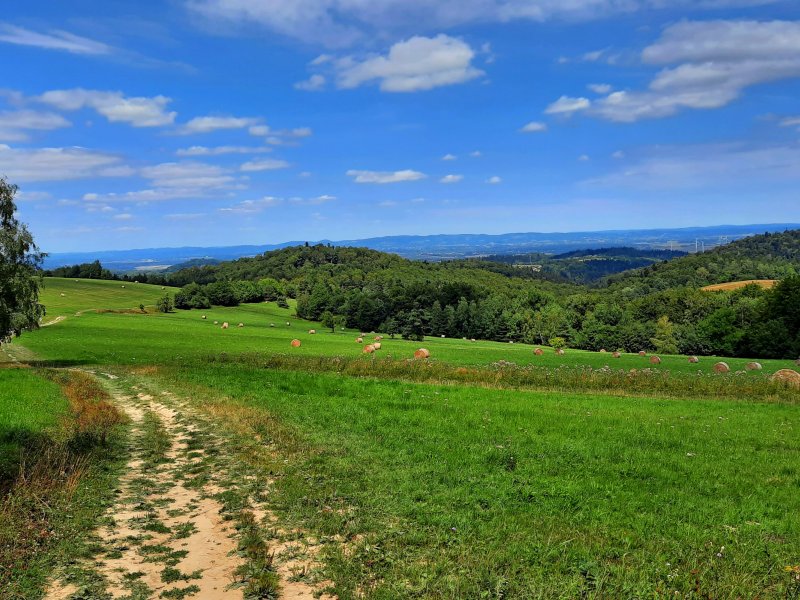 W drodze na Przymiarki, widok z zielonego szlaku, fot. Agnieszka Cygan