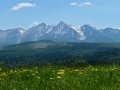 Widok z Przełęczy nad Łapszanką na Tatry Bielskie, fot. Dariusz Tryba