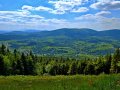 Panorama z polany pod szczytem Cietnia, fot. Agnieszka Cygan